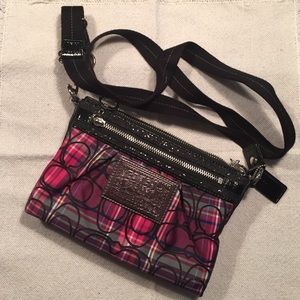 Coach Crossbody NEVER USED pink and black