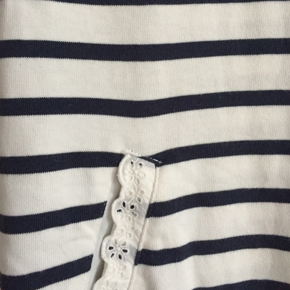 Blue and white striped shift tunic - Picture 2 of 2