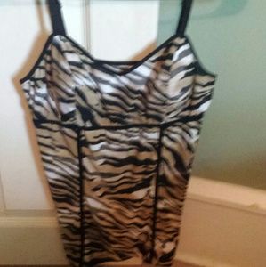 Leopard print tank top