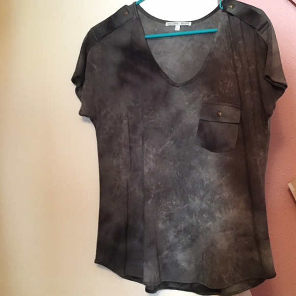 Collective Concepts dark gray pocket tee