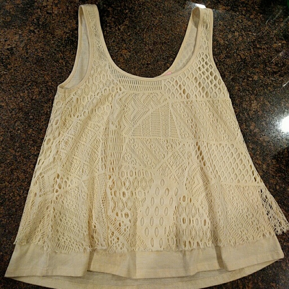 Off white tank top