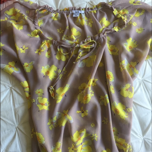Sheer Flowered Blouse