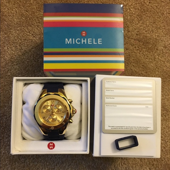 Michele watch navy