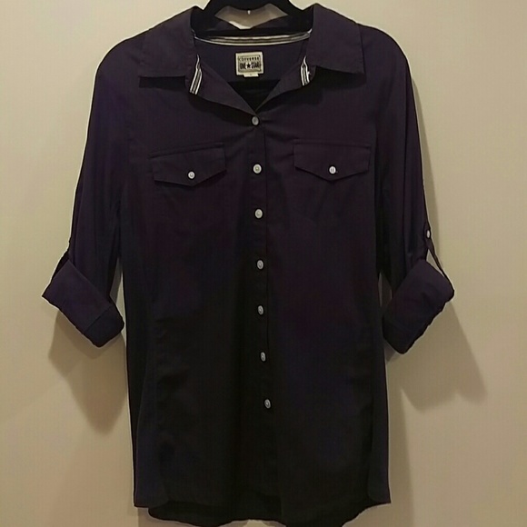 Converse Button-up Shirt with Stretch Side Panels