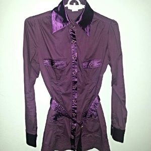Dark purple, Light weight coat!