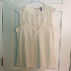 Off white tank top