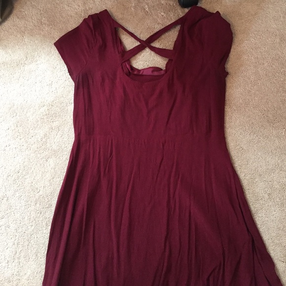 Simple red dress