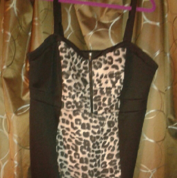 TORRID Leopard &Black Nightlife Dress