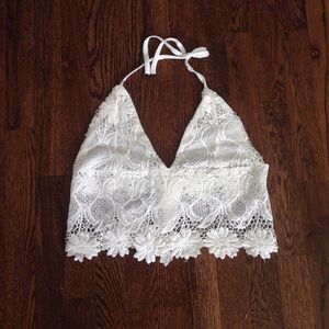Crochet Halter Crop Top