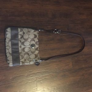 Authentic coach cross body purse