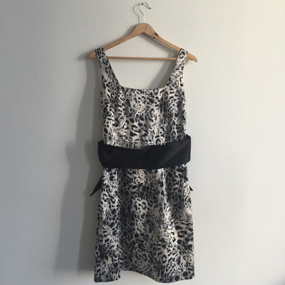 A.B.S. by Allen Schwartz leopard-printed dress