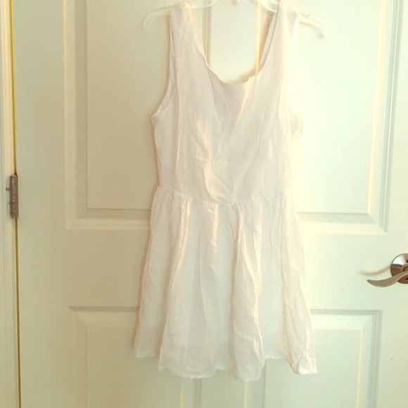 White Crossback Dress