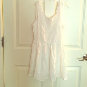 White Crossback Dress
