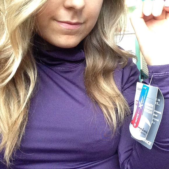 Purple Compression Mock - Picture 1 of 4