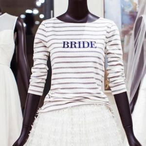 Bride striped top