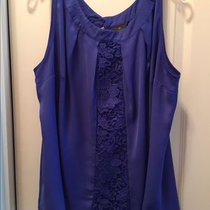 Gorgeous purple/blue sleeveless shirt