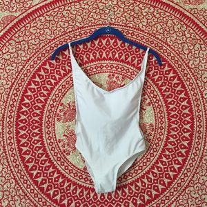 NWOT White One Piece Swimsuit