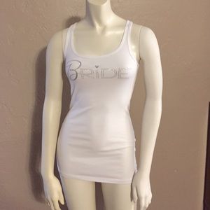 💥🎉SUMMER CLEARANCE 💍👰🎀PINK Bride Tank👄