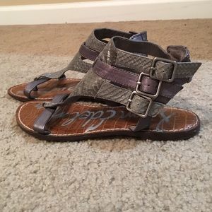 Silver Sam Edelman sandals