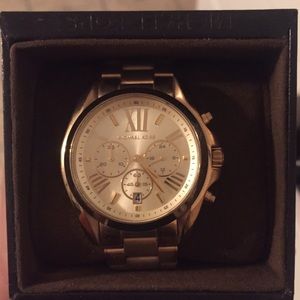 authentic MK gold watch NWT