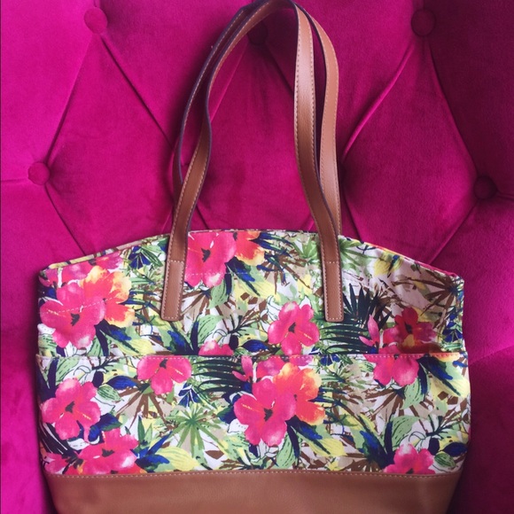 Croft & Barrow Floral Tote - Picture 2 of 4