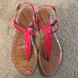 Sam Edelman red sandals