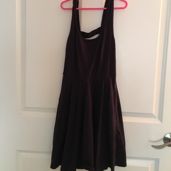 Navy Dress With Pockets