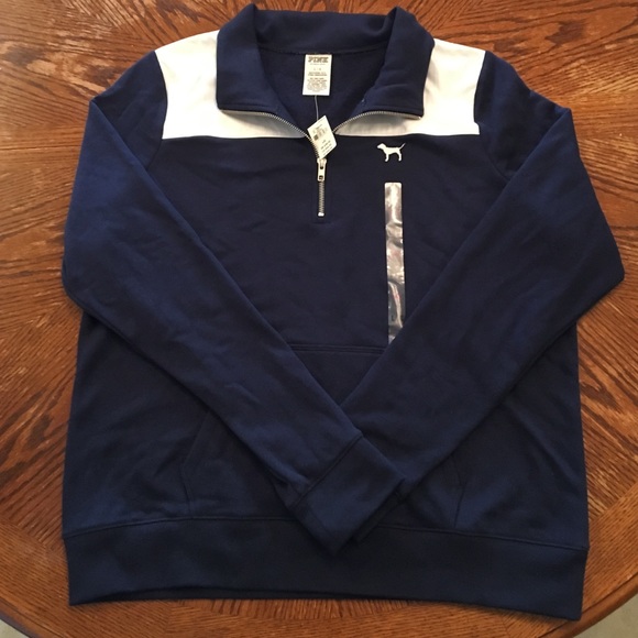 Sold!!! NWT Large PINK perfect quarter zip
