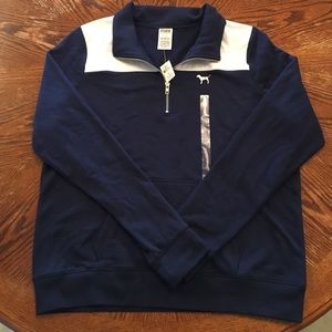 Sold!!! NWT Large PINK perfect quarter zip