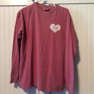 Texas long sleeve shirt Charlie southern comfort