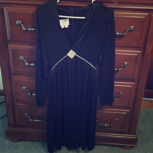 VINTAGE!! cocktail dress sz 8 black n bling VINTAGE!! cocktail dress sz 8 black n bling
