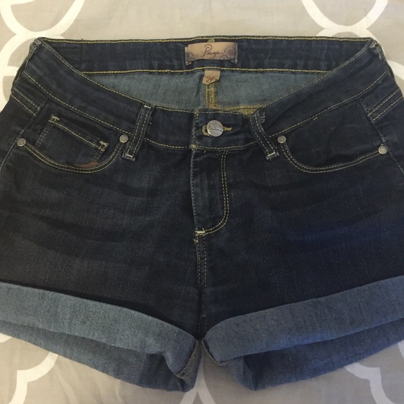 Paige Jeans size 26 cuffed denim shorts