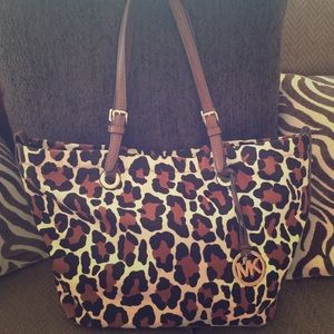 Michael Kors Leopard Tote