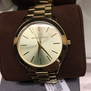 Michael Kors Oversized Gold Watch