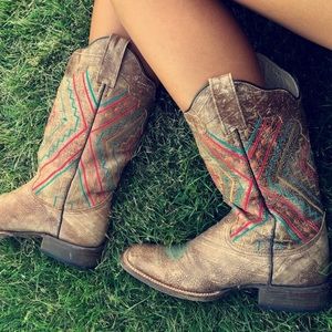 Aztec Cowgirl Boots