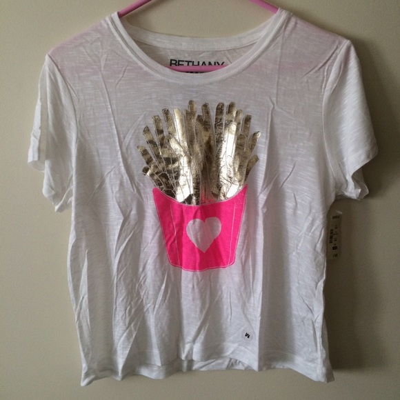 Bethany Mota French Fries Crop Top