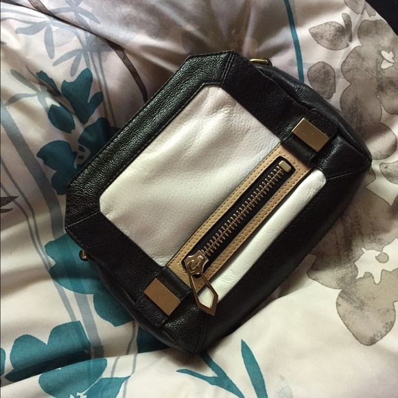 Black & White Color Block Botkier Crossbody