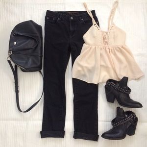 Ralph Lauren black skinny jeans!