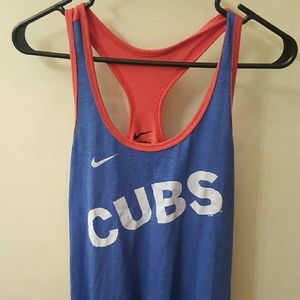 Chicago Cubs Nike Racerback Tank Top