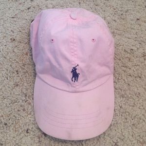 Pink polo hat!
