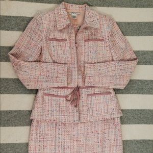 Cabi pink/multicolored 2 piece dress suit