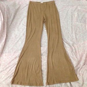 Suede swing pants
