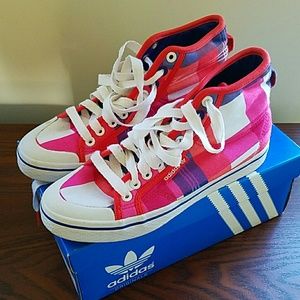 Womens Adidas Honey Mid (Canvas)