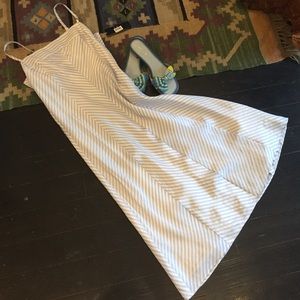 Baby blue silk stripe sweetness