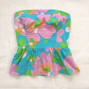 Lily Pulitzer peplum top!