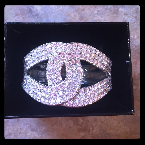 Silver Rhinestone Bracelet
