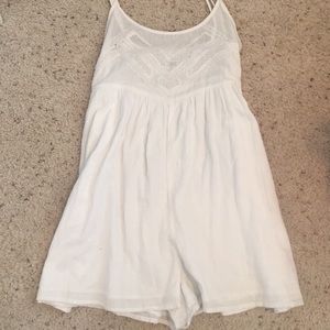 White Volcom romper