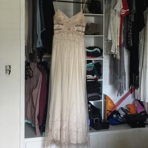 Floor length evening/prom dress.