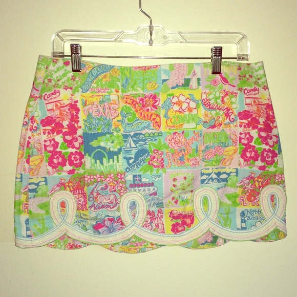 🎀SOLD🎀EUC Lilly Pulitzer States Skirt 🎀