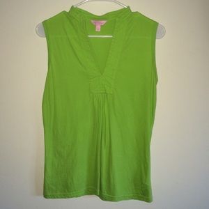 EUC Lilly Pulitzer Lime Tank 💚